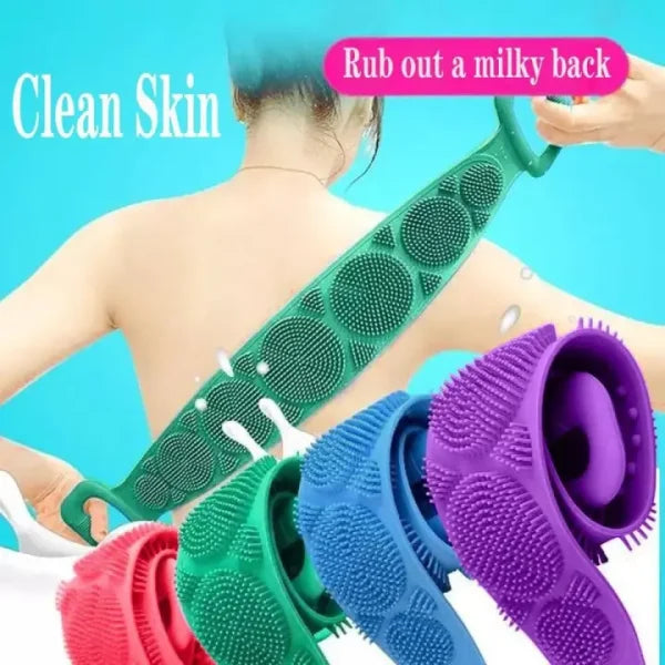 Bath Towel Silicone Scrubber | Random Colour
