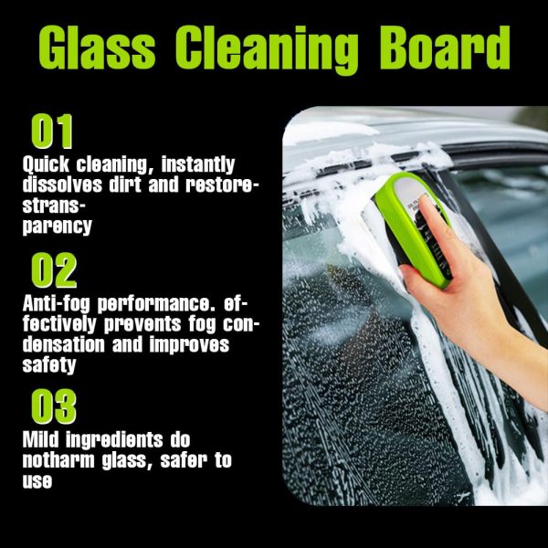 Oil Film Brush 2.0 with Extra Liquid-Clear Vision Car Windshield Cleaner (1pc)