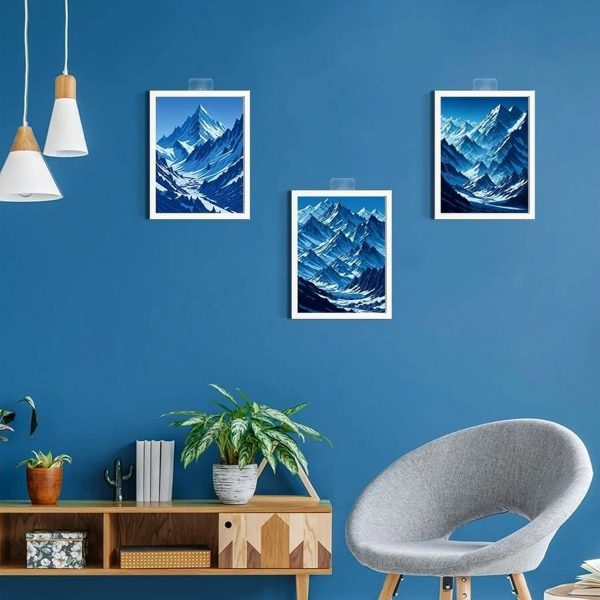 10pcs Self-Adhesive Wall Hooks & Screws – Heavy-Duty No-Drill Wall Mount for Frames, Keys, Towels & Home Use