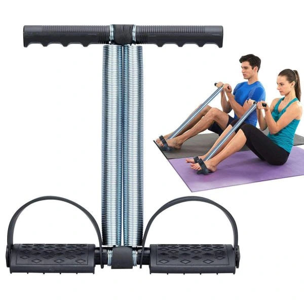 Tummy Trimmer Double Spring Exercise Machine – Leg, Thigh & Ab Exerciser