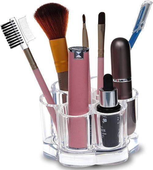 6 Slot Round Shape Lipstick Organizer