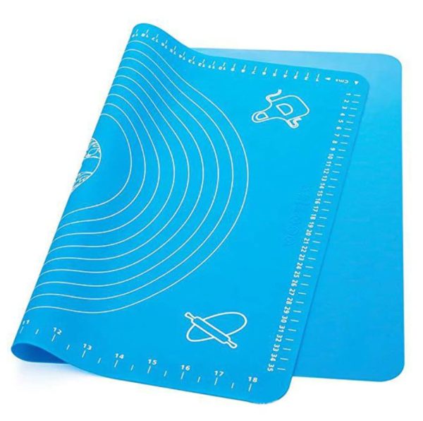 Silicone Baking Mat with Measurements – Non-Stick Roti, Dough & Cookie Sheet Oven Liner