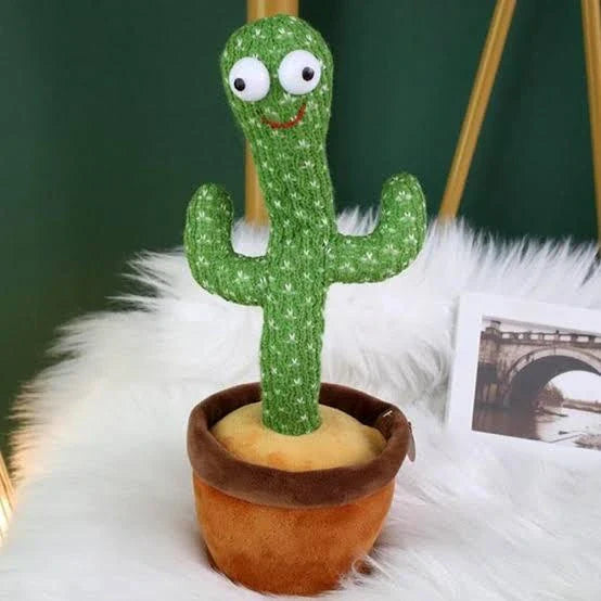 Dancing Cactus Toy – Musical & Talking Plush for Babies and Toddlers