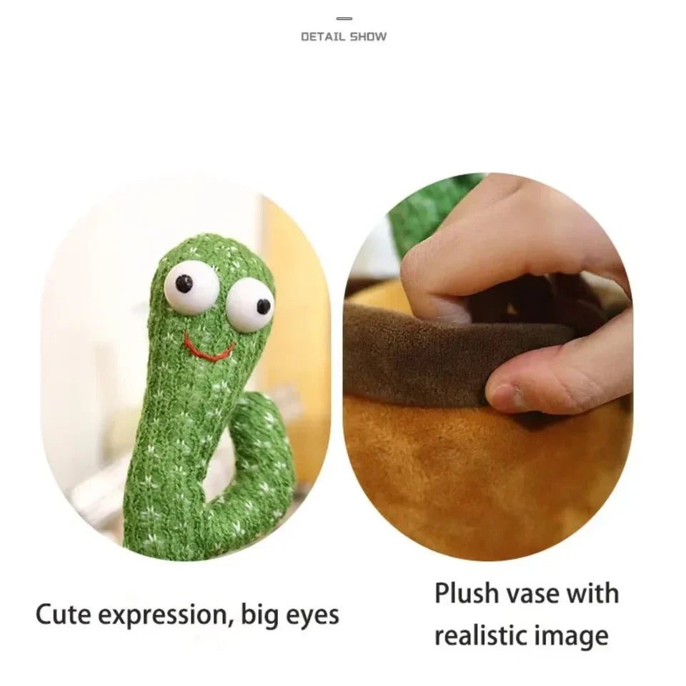 Dancing Cactus Toy – Musical & Talking Plush for Babies and Toddlers