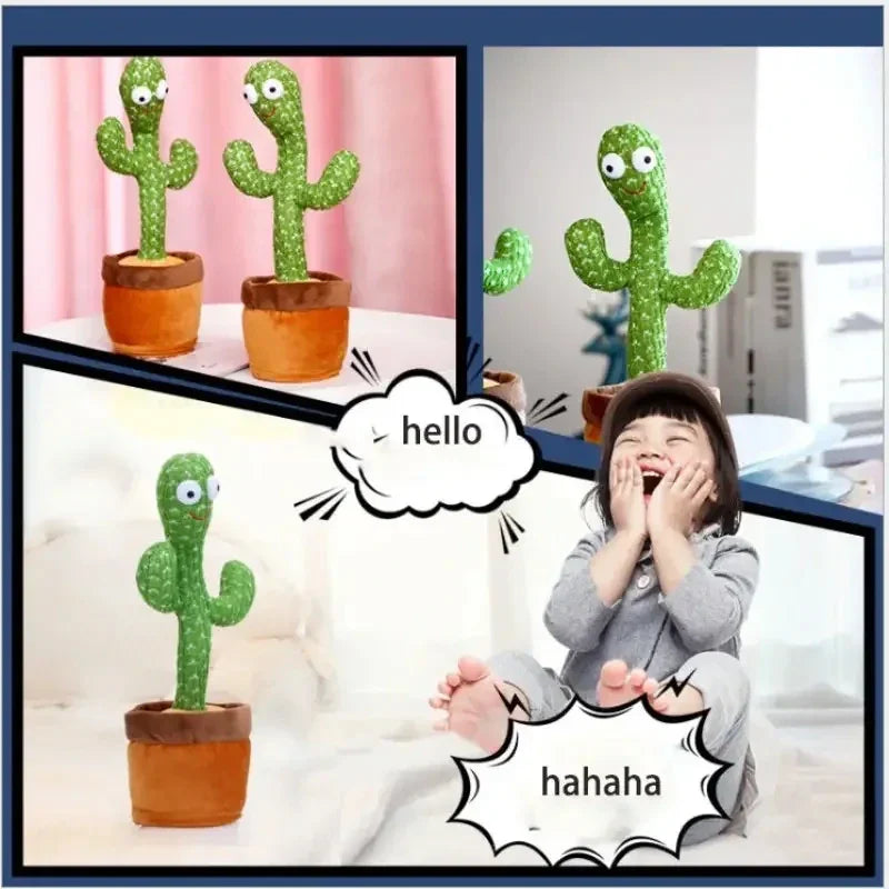 Dancing Cactus Toy – Musical & Talking Plush for Babies and Toddlers