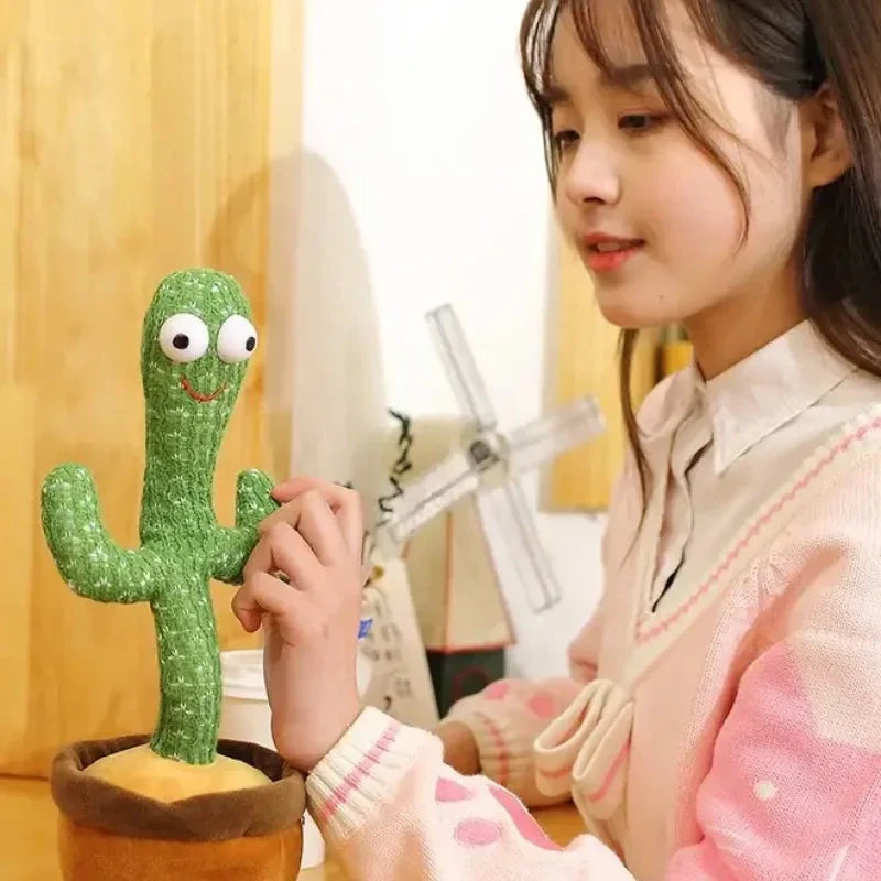 Dancing Cactus Toy – Musical & Talking Plush for Babies and Toddlers