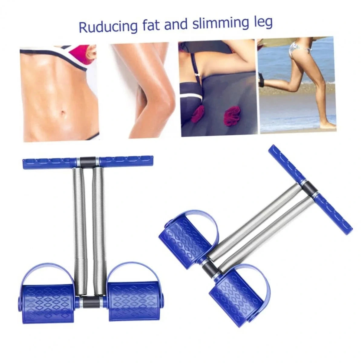 Tummy Trimmer Double Spring Exercise Machine – Leg, Thigh & Ab Exerciser