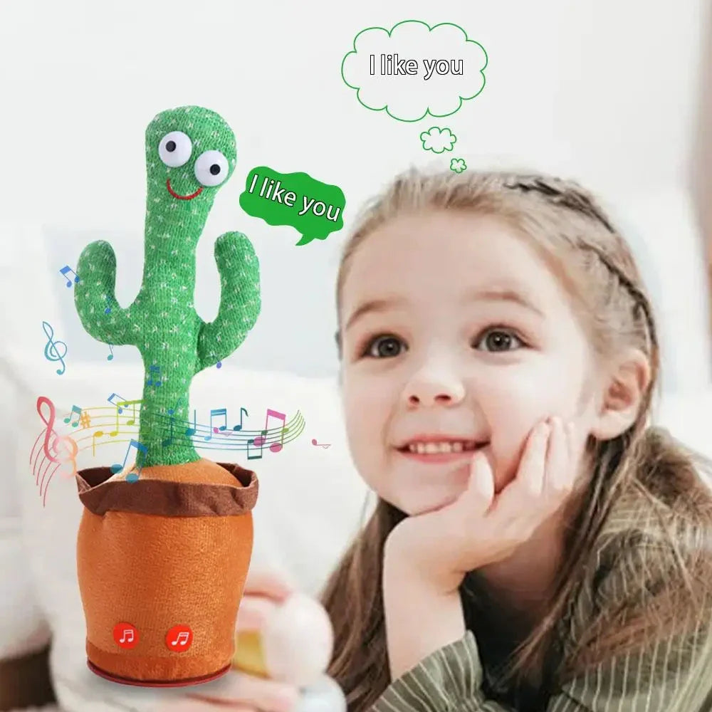 Dancing Cactus Toy – Musical & Talking Plush for Babies and Toddlers