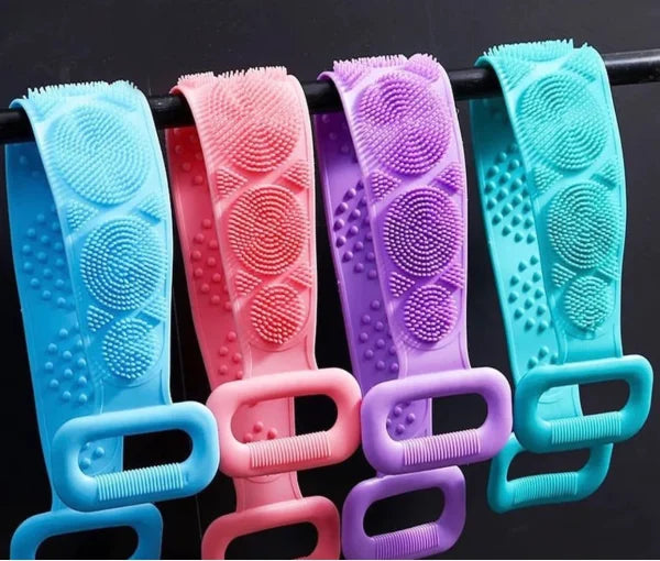 Bath Towel Silicone Scrubber | Random Colour